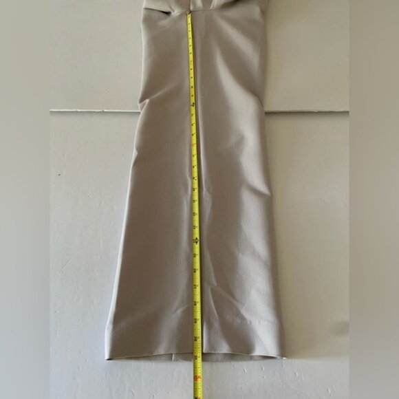 Bylt Midtown Wide Leg Pants Black Tailored High Rise Pleated Knit Women’s Size M - Picture 13 of 16